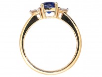 18ct Gold, Sapphire & Diamond Three Stone Ring