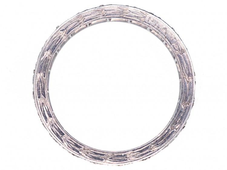 Art Deco Platinum & Diamond Set Eternity Ring
