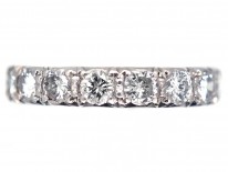 Art Deco Platinum & Diamond Set Eternity Ring