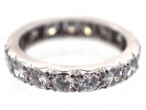 Art Deco Platinum & Diamond Set Eternity Ring