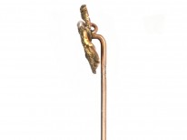 Edwardian 10ct Gold Tie Pin of a Griffin