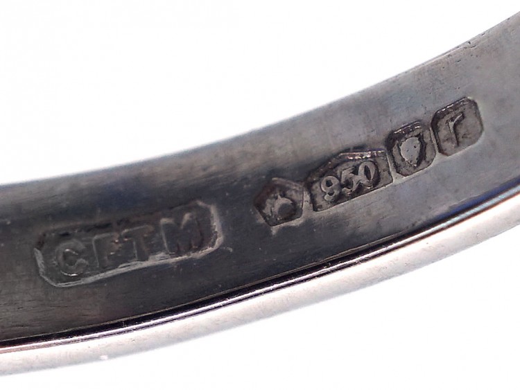 Ceylon Sapphire, Platinum & Diamond Ring