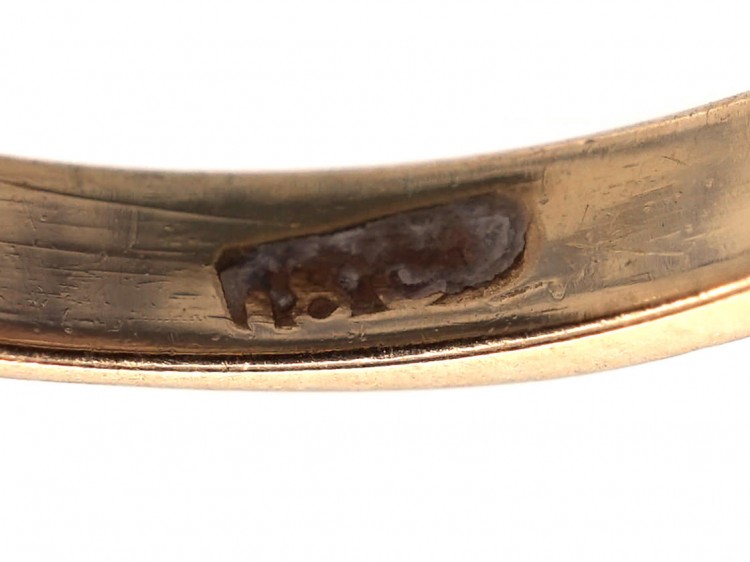 Victorian 18ct Gold, Diamond & Sapphire Five Stone Ring