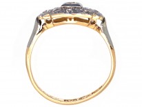 Art Deco 18ct Gold, Platinum & Diamond Ring