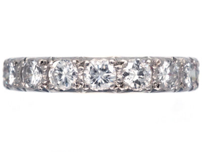 Art Deco Diamond Set Eternity Ring