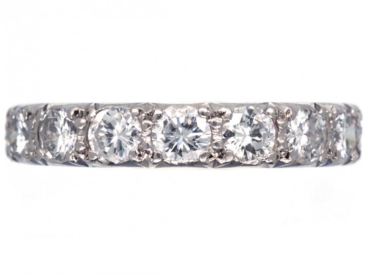 Art Deco Diamond Set Eternity Ring