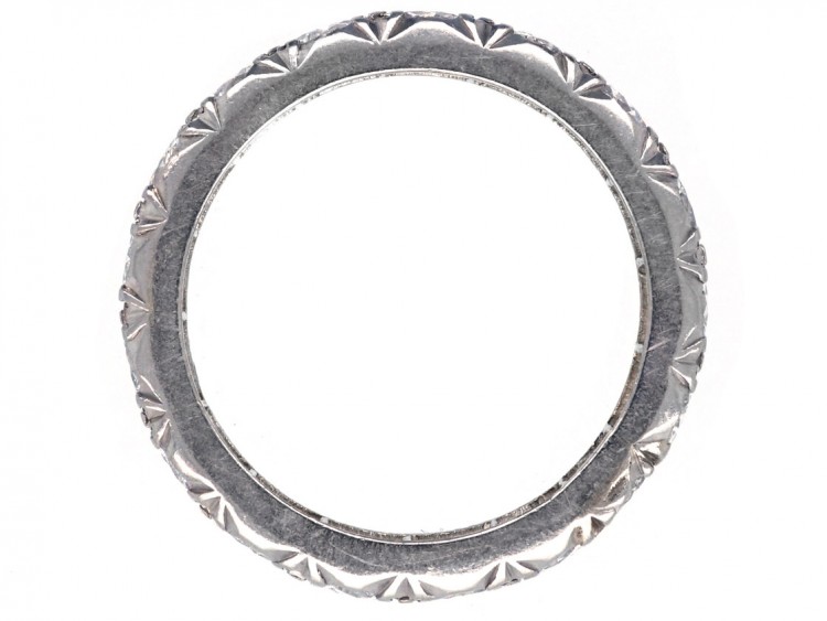 Art Deco Diamond Set Eternity Ring