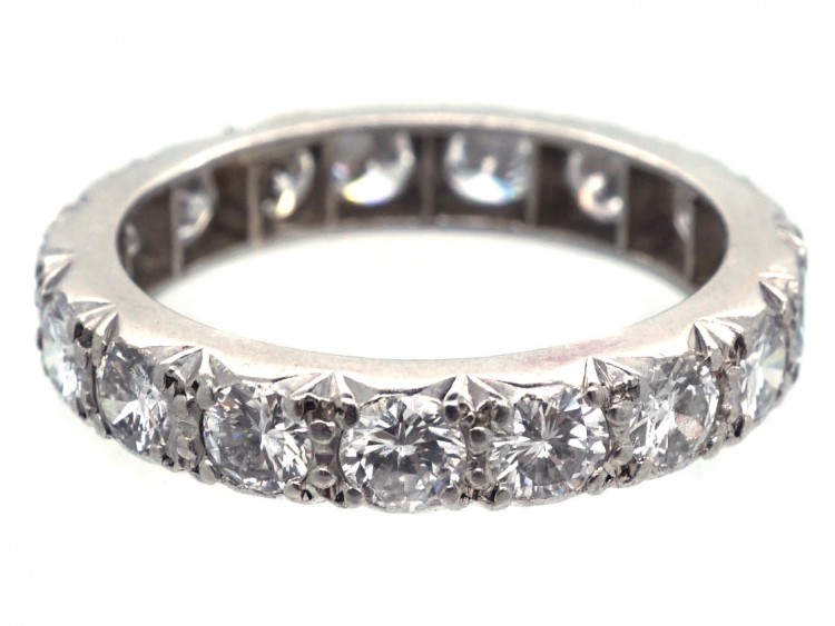Art Deco Diamond Set Eternity Ring