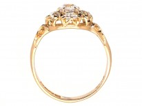 Victorian 18ct Gold Diamond Cluster Ring