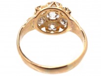 Victorian 18ct Gold Diamond Cluster Ring
