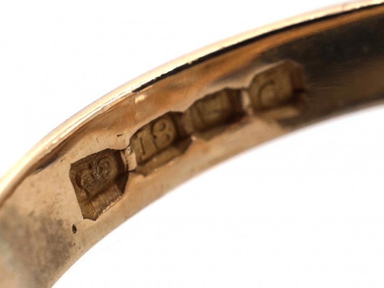 Victorian 18ct Gold Diamond Cluster Ring