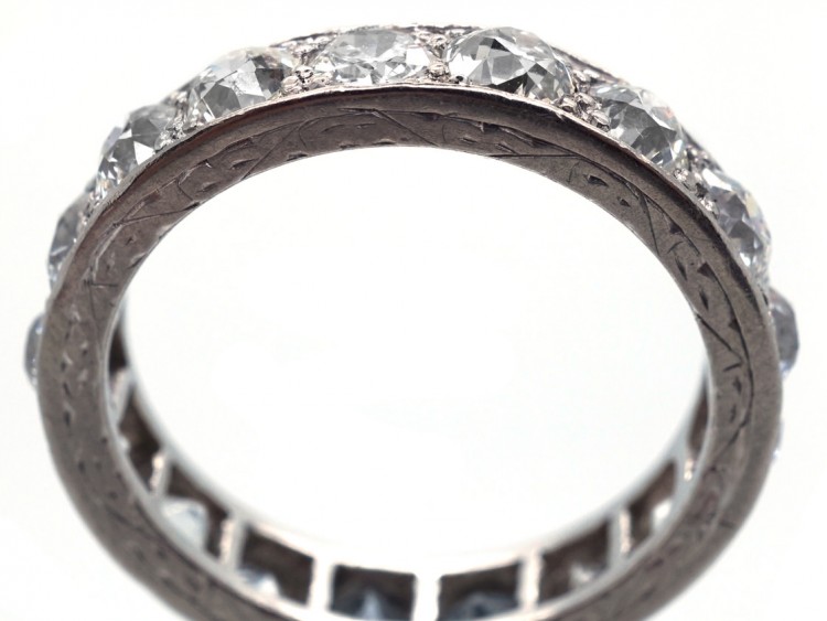 Art Deco Platinum & Diamond Eternity Ring