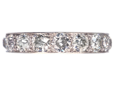 Art Deco Platinum & Diamond Eternity Ring