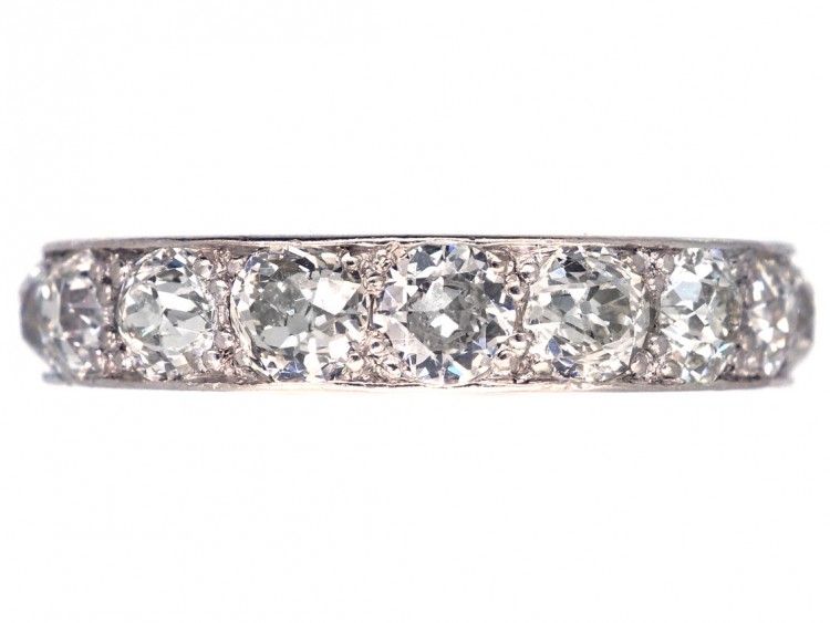 Art Deco Platinum & Diamond Eternity Ring