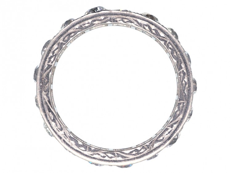Art Deco Platinum & Diamond Eternity Ring