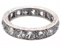 Art Deco Platinum & Diamond Eternity Ring