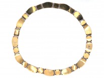 David Andersen Silver & Blue Enamel Necklace