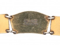 David Andersen Silver & Blue Enamel Necklace