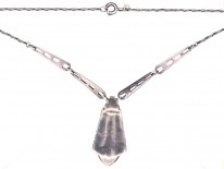 Art Deco Silver & Marcasite Necklace