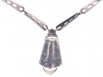 Art Deco Silver & Marcasite Necklace