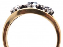 18ct Gold & Platinum, Diamond Three Stone RIng