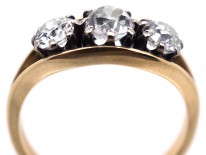 18ct Gold & Platinum, Diamond Three Stone RIng