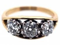 18ct Gold & Platinum, Diamond Three Stone RIng