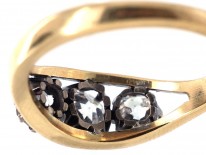 18ct Gold & Platinum, Diamond Three Stone RIng