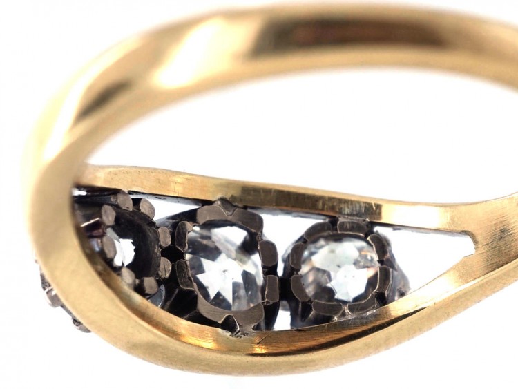 18ct Gold & Platinum, Diamond Three Stone RIng