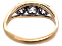 18ct Gold & Platinum, Diamond Three Stone RIng