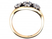 18ct Gold & Platinum, Diamond Three Stone RIng