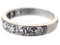 18ct White Gold & Diamond Half Eternity Ring