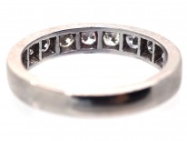 18ct White Gold & Diamond Half Eternity Ring
