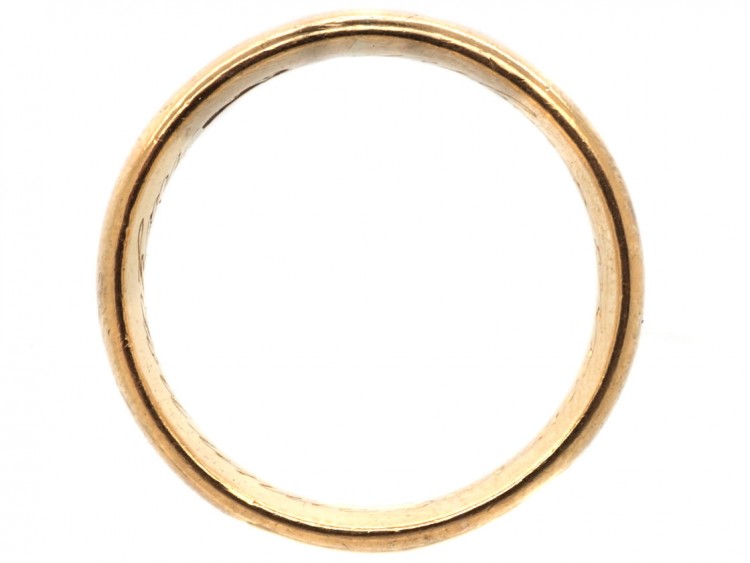 18ct Gold Wedding Ring With Inscription Inside