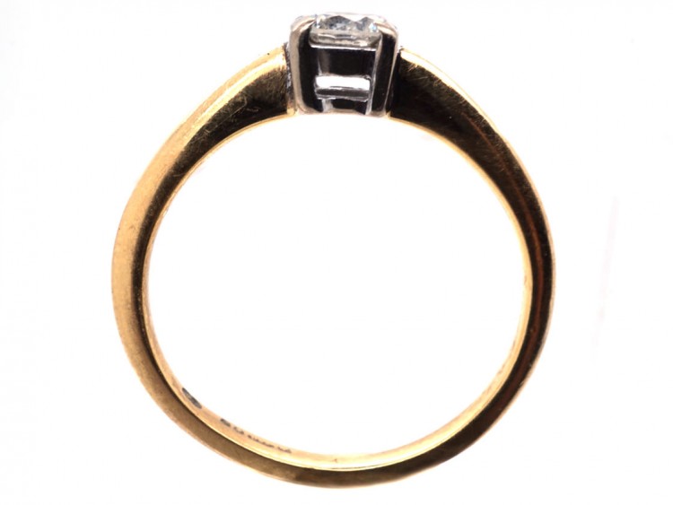 18ct Gold Diamond Solitaire Ring