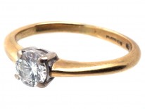 18ct Gold Diamond Solitaire Ring