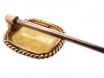 Agate & Gold Tie Pin With Symbols