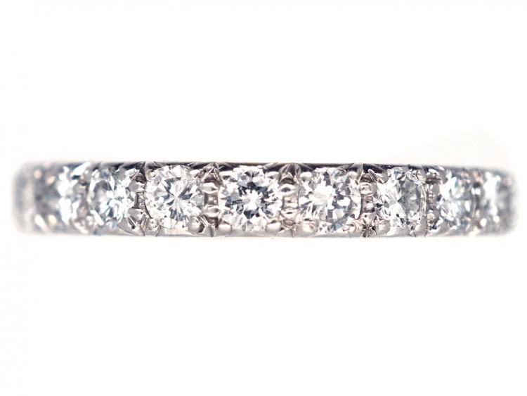 Art Deco Platinum & Diamond Eternity Ring