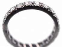 Art Deco Platinum & Diamond Eternity Ring