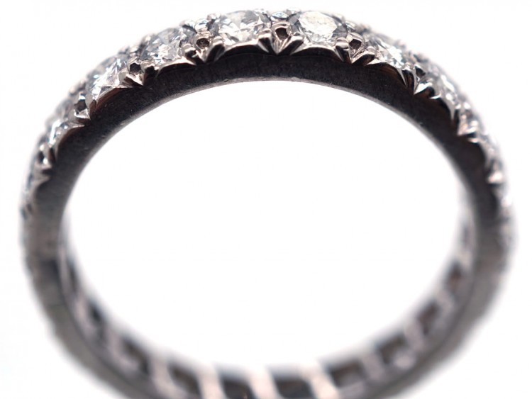 Art Deco Platinum & Diamond Eternity Ring