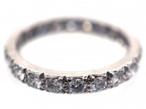 Art Deco Platinum & Diamond Eternity Ring