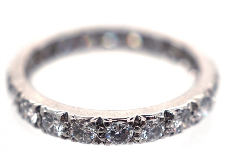 Art Deco Platinum & Diamond Eternity Ring
