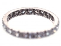 Art Deco Platinum & Diamond Eternity Ring