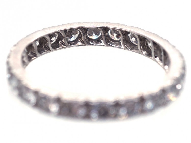 Art Deco Platinum & Diamond Eternity Ring