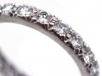 Art Deco Platinum & Diamond Eternity Ring