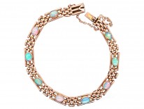 Edwardian 9ct Gold & Opal Bracelet