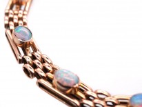 Edwardian 9ct Gold & Opal Bracelet
