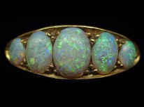 Victorian Five Stone Opal Ring