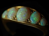 Victorian Five Stone Opal Ring