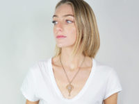 Edwardian 15ct Gold Pendant Set With Diamonds & Natural Split Pearls